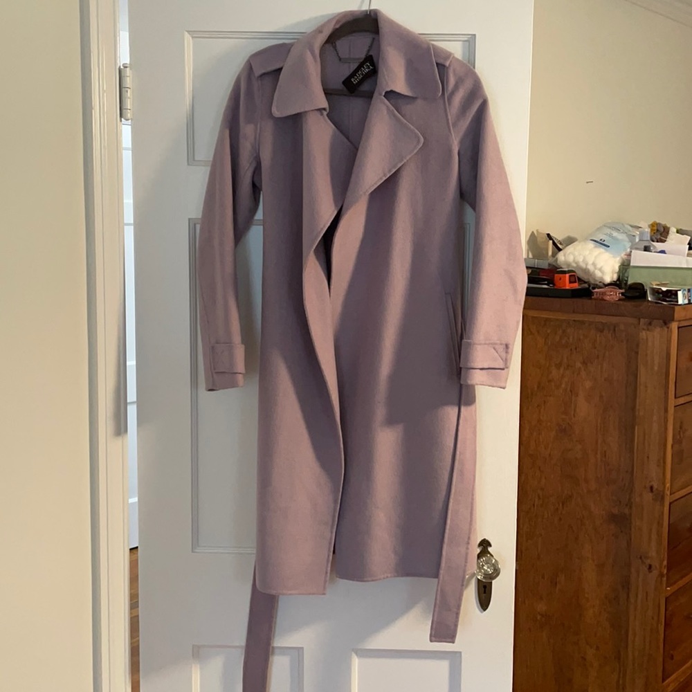 Purple Wool Coat